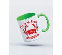 My Icon Art & Clothing The Crab Shack Retro Earl Mug, White & Light Green