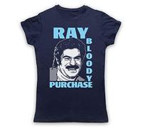 My Icon Art & Clothing Toast London Ray Bloody Purchase Womens T-Shirt, Navy Blue, Medium