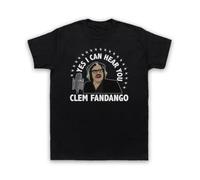 My Icon Art & Clothing Toast London Yes I Can Hear You Clem Mens T-Shirt | Hear You Clem Fandango Comedy TV, Mens Crew Neck Cotton T-Shirt