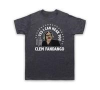My Icon Art & Clothing Toast London Yes I Can Hear You Clem Mens T-Shirt | Hear You Clem Fandango Comedy TV, Mens Crew Neck Cotton T-Shirt