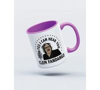 My Icon Art & Clothing Toast London Yes I Can Hear You Mug, White & Lilac