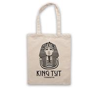 My Icon Art & Clothing Tutankhamun King Tut Egyptian Pharoah Tote Bag, Natural