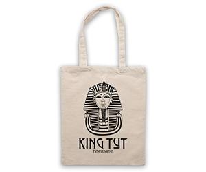 My Icon Art & Clothing Tutankhamun King Tut Egyptian Pharoah Tote Bag, Natural
