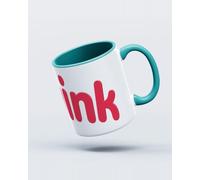 My Icon Art & Clothing Twink Twinkie Parody Mug, White & Cobalt