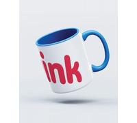 My Icon Art & Clothing Twink Twinkie Parody Mug, White & Light Blue