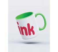 My Icon Art & Clothing Twink Twinkie Parody Mug, White & Light Green
