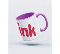 My Icon Art & Clothing Twink Twinkie Parody Mug, White & Lilac