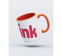 My Icon Art & Clothing Twink Twinkie Parody Mug, White & Orange