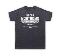My Icon Art & Clothing USCSS Nostromo 180286 Sci Fi Space Alien Horror Film Spaceship Mens T-Shirt