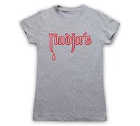 My Icon Art & Clothing What Do Shadows Nadja's Vampire Nightclub Logo Womens T-Shirt, Light Grey, 2XL