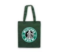 My Icon Art & Clothing Witches Brew Potion Halloween Coffee Tote Bag | Coffee Parody, Cotton Shopping Shoulder Bag