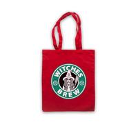 My Icon Art & Clothing Witches Brew Potion Halloween Coffee Tote Bag | Coffee Parody, Cotton Shopping Shoulder Bag
