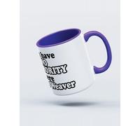 My Icon Art & Clothing You Have No Authority Here Mug, White & Purple