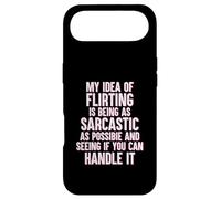My Idea of Flirting Is To be Sarcastic Funny Singles Dating Case for iPhone Air