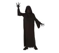 My Illusions Boys Phantom Reaper Costume Kids Scary Halloween Grim Reaper Fancy Dress Child Outfit (Medium 6-8 Years)
