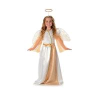My Illusions Girls Angelic Angel Deluxe Nativity Christmas Fancy Dress Kids Xmas Costume (Large 10-12 Years)