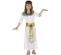 My Illusions Girls Egyptian Queen School Dress Up World Book Day Kids Fancy Dress Childs Costume Outfit (White, Large 10-12 Years)