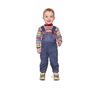 My Illusions Kids Classic Halloween Character Toddler Horror Film Dungarees Childs Fancy Dress Costume Outfit (18-24 Months)