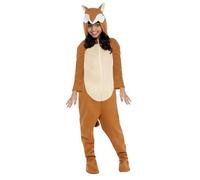 My Illusions Kids Fox Costume With Hood Girls Animal Boys Halloween Unisex Fancy Dress World Book Day Costume Outfit (Toddler 3-4 Years)