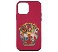 My Imaginary Friends Unicorn Alien Bigfoot Retro Adult Humor Case for iPhone 12 mini