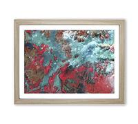 My Imagination In Abstract Modern Art Framed Print | A2 Oak Framed Wall Art | Ready to Hang | Abstract Fantasy Picture | Living Room Bedroom Lounge Office