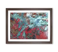 My Imagination In Abstract Modern Art Framed Print | A2 Walnut Framed Wall Art | Ready to Hang | Abstract Fantasy Picture | Living Room Bedroom Lounge Office