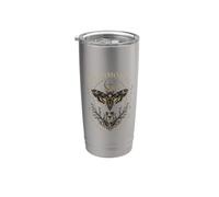 My Immortal Gothic Death Head Moth Hourglass Occult Stainless Steel Insulated Tumbler