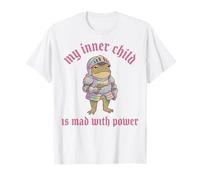 My Inner Child is Mad with Power Frog Knight T-Shirt