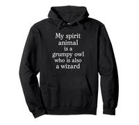 My Inner Grumpy Owl Wizard Funny Design Pullover Hoodie