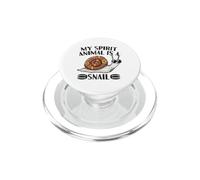 My Inner Snail Funny Animal Lover PopSockets PopGrip for MagSafe