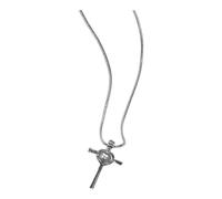My Inspirations Precious Pearl Pearl in Oyster Kit, Mysterious Pearl Gift Set, DIY Necklace Making Kit, Elegant Pendant with 20" Chain, Great Gift for Any Occasion (Cross)