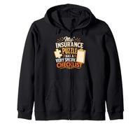 My Insurance Puzzle Has A Very Specific Checklist Zip Hoodie