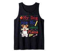 My Jack Russell Terrier Dog Ate My Lesson Plans Teacher Tank Top