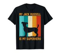 My Jack Russell Terrier is my Superhero Dog Funny Saying T-Shirt
