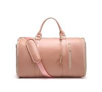 My Jenni Travel Bag, Jenni Bag, Travel Garment Bags, Foldable Travel Bag with Shoe Bag and Removable Shoulder, Waterproof Jennibag (Pink)