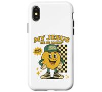 My Jesus He Be Makin' Retro Lemon 100% Faithful Christian Case for iPhone X/XS