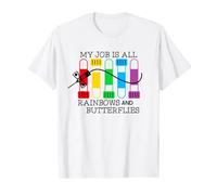 My Job Is All Rainbows & Butterflies Lab Tech Phlebotomist T-Shirt
