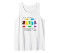 My Job is All Rainbows & Butterflies Lab Tech Phlebotomist Tank Top