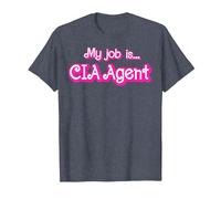 My Job is CIA Agent T-Shirt, Men, Heather Blue, XX-Large