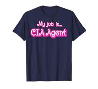 My Job is CIA Agent T-Shirt, Men, Navy Blue, 5X-Large