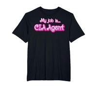 My Job is CIA Agent T-Shirt, Men's Big and Tall, Black, 3X Tall