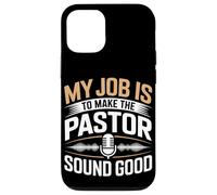 My Job Is To Make Pastor Sound Good Audio Engineer Case for iPhone 12/12 Pro