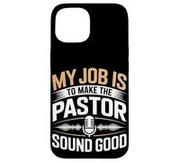 My Job Is To Make Pastor Sound Good Audio Engineer Case for iPhone 15