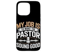 My Job Is To Make Pastor Sound Good Audio Engineer Case for iPhone 15 Pro Max
