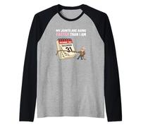 My Joints are Aging Faster Than I'm Senior Citizen Raglan Baseball Tee