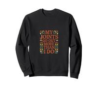 My Joints Go Out More Than I Do Botanical EDS Awareness Sweatshirt