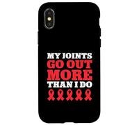 My Joints Go Out More Than I Do Funny Marfan Case for iPhone X/XS