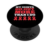 My Joints Go Out More Than I Do Funny Marfan PopSockets Adhesive PopGrip