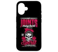 My Joints May Hurt My Spirit Is Unbreakable Arthritis Case for iPhone 16