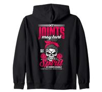 My Joints May Hurt My Spirit Is Unbreakable Arthritis Zip Hoodie